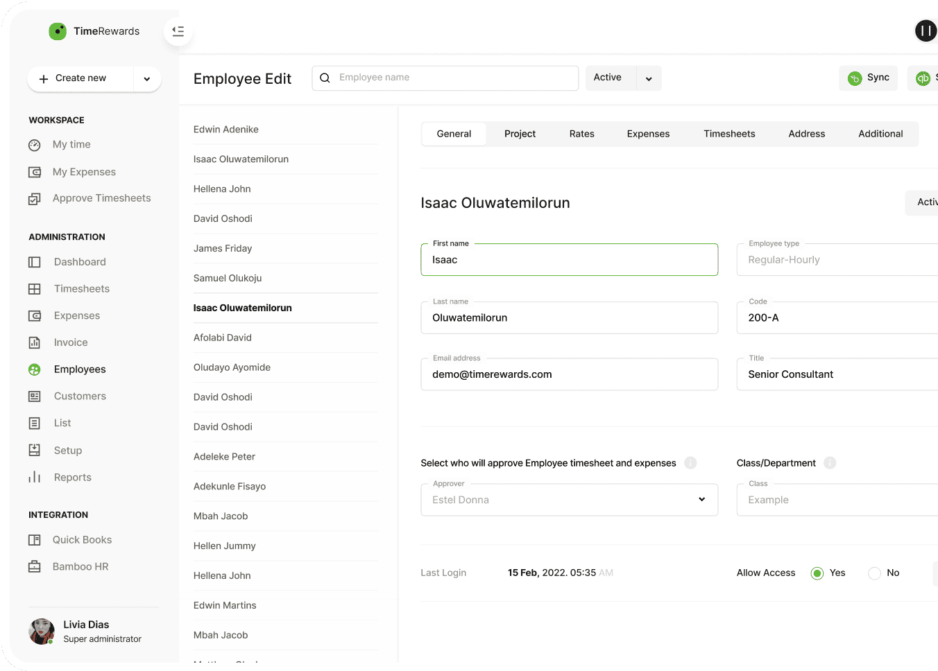 Project collaboration with access controls to ensure the right people see the right data